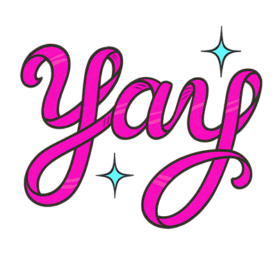 Illustrated diamond resting on a bright pink pillow with sparkles..